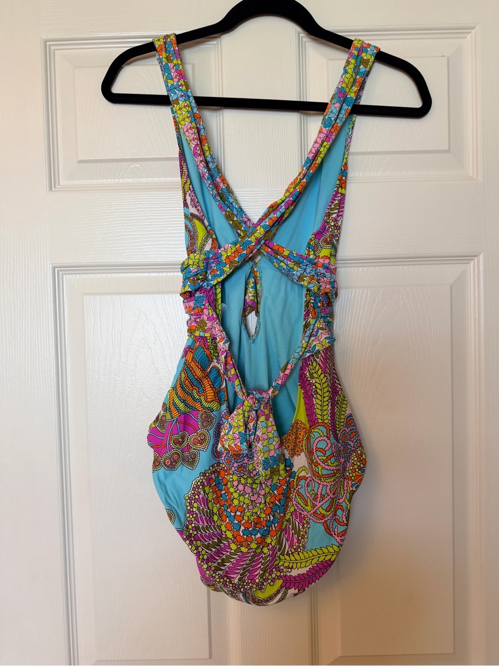 Trina Turk Coral Reef Paisley One-Piece Swimsuit - Picture 4 of 6